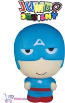 JUMBO Squishy Captain America 15 cm | Squishies Sqeezy Squeezy Pop it Fidget | Speelgoed voor kinderen | Stressbal Anti-Stress | squishies meisjes squishy dieren squishy soft anima