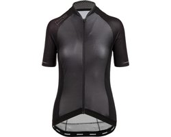 BIORACER Sprinter Coldblack - Fietsshirt Zomer - Dames - Zwart - Korte Mouw - UV & Ademend - Aansluitend - Maat S