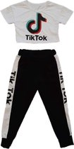 Tik Tok set - tik tok kleding - meisjes kleding - crop top - tik tok setje - Tik Tok set met crop top