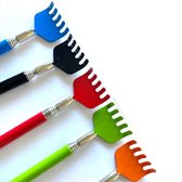 Uitschuifbare Ruggenkrabber - Blauw / Rugmassage stok uitschuifbaar