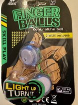 Finger Balls-Groen- Fidget Toys- Control The Ball- Led