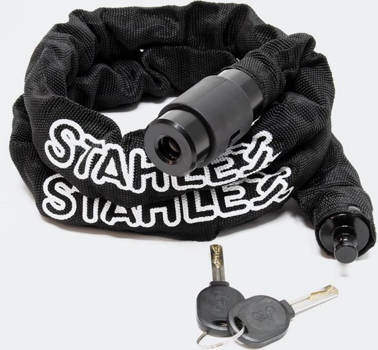 120 cm in zwart met 2 sleutels en afsluitbare cilinder, fietsslot, slot... | bol.com