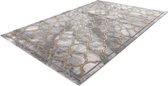 Marmaris Vloerkleed Superzacht Shiny 3D effect Marmer Vloer kleed Tapijt Karpet 160x230 Goud