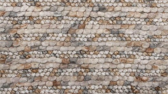 Heckettlane Badmat Brenda - Badkamermat - Bidetmat - Antislip tapijt - 70x120 cm - Beige