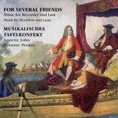 For Several Friends: Music for Recorder and Lute