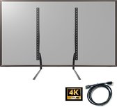 PALMAT® Series PT4200113 - Dessus de table universel - Support TV - Montage sur piédestal - Support pour téléviseur sur piédestal - 32-65 pouces - VERSA 800 x 600 mm