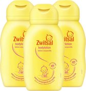 Zwitsal - Bodylotion - 75ml - Mini Reis Verpakking - 3 x 75ml - 3-Pack Voordeelverpakking