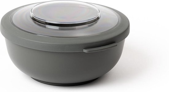 Amuse Life - Lunch Bowl - Lunchbox - 1000 ml - Tritan Deksel - Grijs