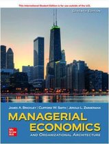 ISE Managerial Economics & Organizational Architecture