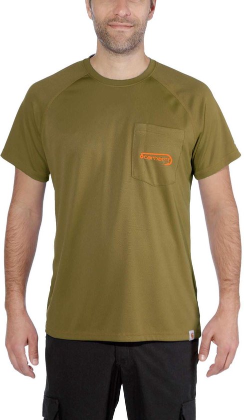 Carhartt Herren T-Shirt Fishing T-Shirt S/S Fir Green-S