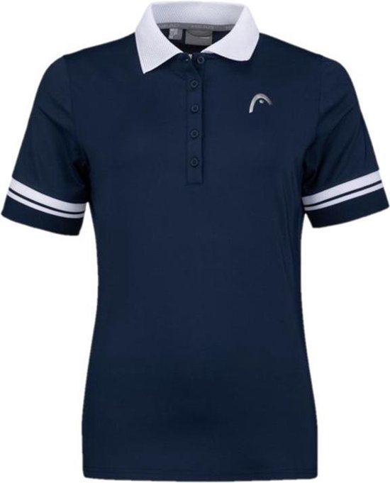 HEAD Poloshirt Perf Polo II Dames Blauw