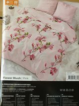 Flower Blush Pink 2 persoons dekbedovertrek 200-200 cm