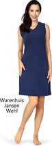 Dames Strandjurk / Beachdress / Housedress in de kleur Indigo / maat 44/46