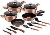 Berlinger Haus, 5-delige set met afneembare handgreep, Rose Gold