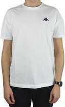 Kappa Veer T-Shirt 707389-11-0601, Mannen, Wit, T-shirt, maat: M