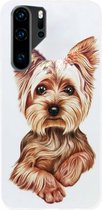 ADEL Siliconen Back Cover Softcase Hoesje Geschikt Voor Huawei P30 Pro - Yorkshire Terrier Hond