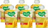 Olvarit Knijpzakjes 12+ Maanden - Exotisch Mango - 6 x 90g