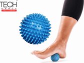 Techdance Massage Bal TH-110 - Blauwe bol voor massage - Massagebal voor ontspanning en opwarming van spieren - accessoire voor dansers en sporters