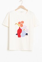 Sissy-Boy - Ecru T-shirt met artwork