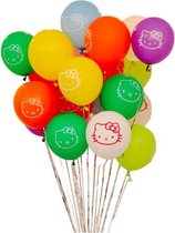 ProductGoods - 10x Hello Kitty Ballonnen Verjaardag - Verjaardag Kinderen - Ballonnen - Ballonnen Verjaardag - Hello Kitty - Kinderfeestje