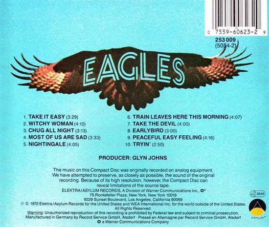 bol.com | The Eagles (1st Album), Eagles | CD (album) | Muziek