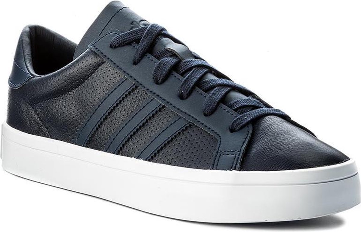 romantisch zadel passie Adidas Courtvantage Sneakers - Dames - Donkerblauw - Maat 37 1/3 | bol.com