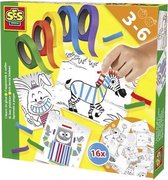 SES  14810 Ik Leer Plakken - Speelgoed - Creatief