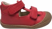 Naturino velcro bumper gesloten lederen sandalen Puffy rood mt 24