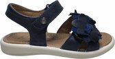 Naturino velcro bloemen lederen sandalen 6041 navy mt 25