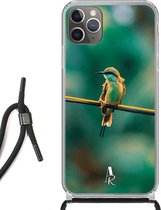 iPhone 11 Pro hoesje met koord - Color Bird