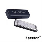 Specter Blues Professionele Mondharmonica Voor Volwassenen In Toonsoort B