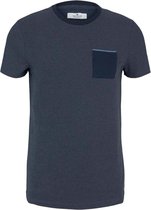 Tom Tailor Korte mouw T-shirt - 1025432 Blauw (Maat: XL)