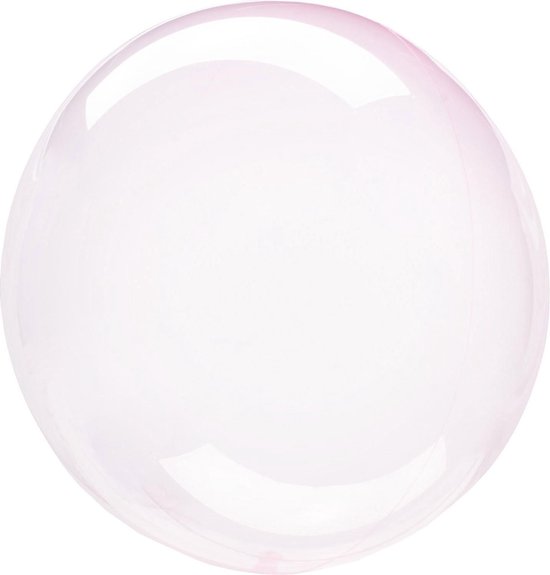 Anagram Folieballon Clearz Crystal Clear 46 Cm Transparant Roze
