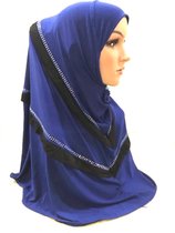 Elegante Bluawe hoofddoek, Mooie hijab