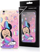 Hoesje met bewegende glitters - geschikt voor iPhone XR - bellenblazer- disney