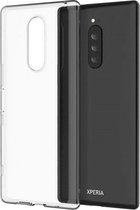 Hoesje CoolSkin3T - Telefoonhoesje voor Sony Xperia 1 - Transparant wit