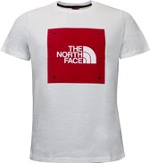 The North Face T-shirt - Wit/Rood - Maat M