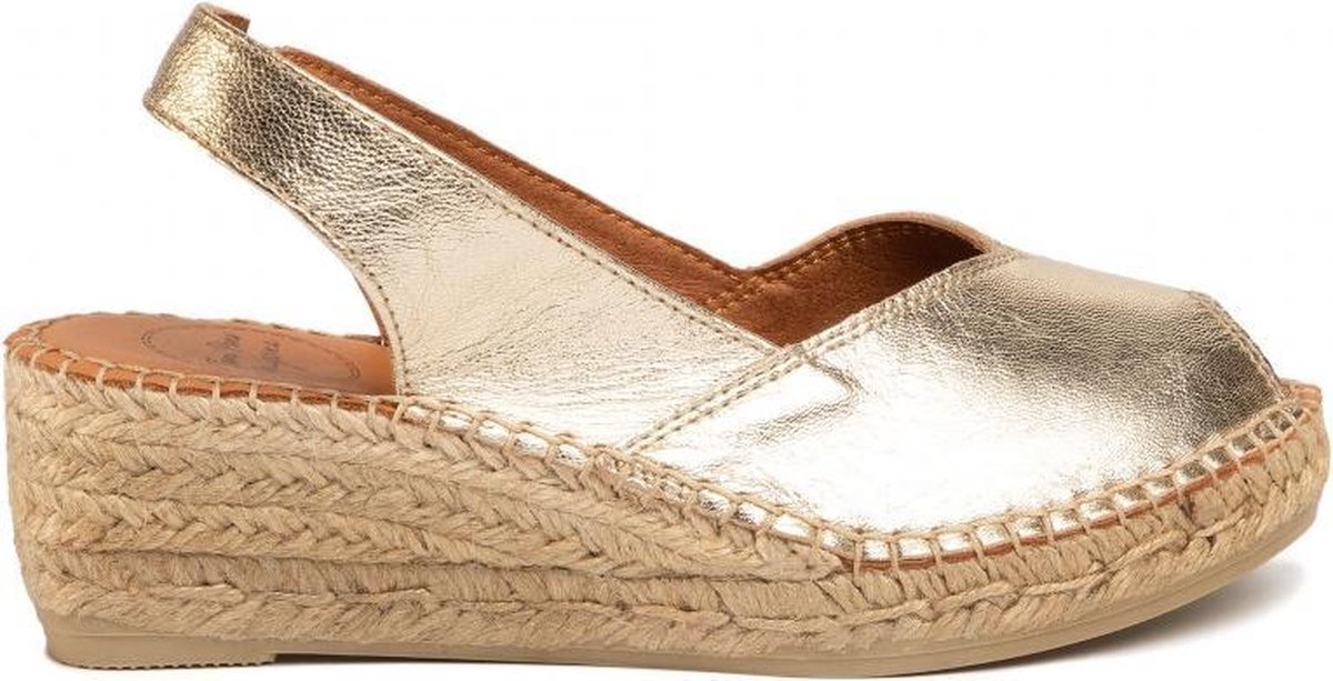 Dames espadrilles - Goud - Bernia-P Plati Toni Pons - Maat 37 | bol