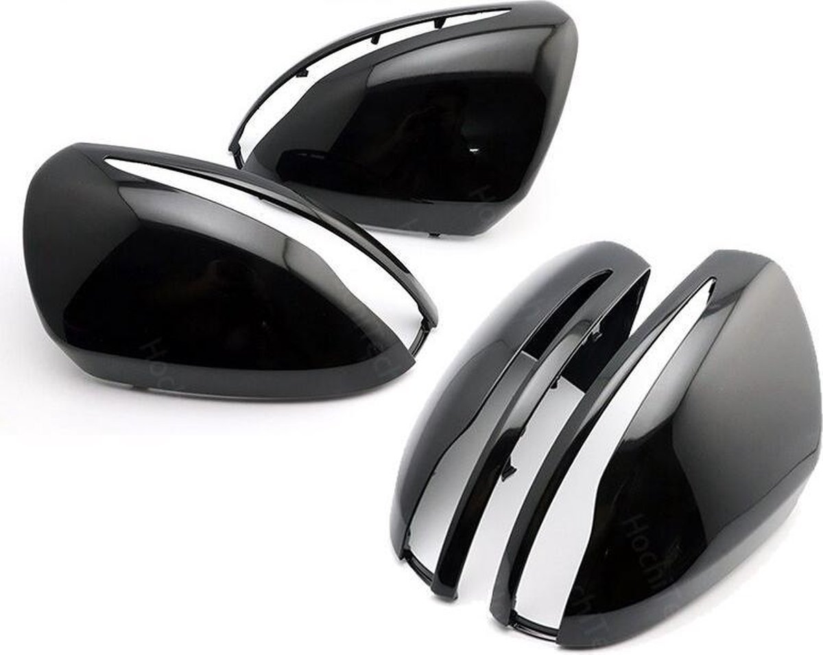 Spiegelkappen Voor Mercedes C Klasse W205 E Klasse W213 S Klasse W222 GLX X253 Glans Zwart Amg Styling