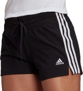 adidas 3-stripes Sportbroek - Maat L  - Vrouwen - zwart/wit