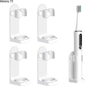 Valoeny T2 Wit Elektrische tandenborstelhouder  - Verstelbaar - hangend aan de muur- Zonder Boren