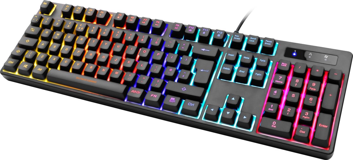 Deltaco DK310 - Gaming Toetsenbord - QWERTY - Mechanisch Red Switches - RGB