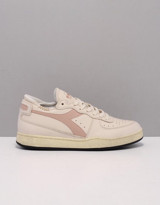Diadora Heritage Dames Sneakers Wit roze led vintage look sneaker z | Van  den Assem