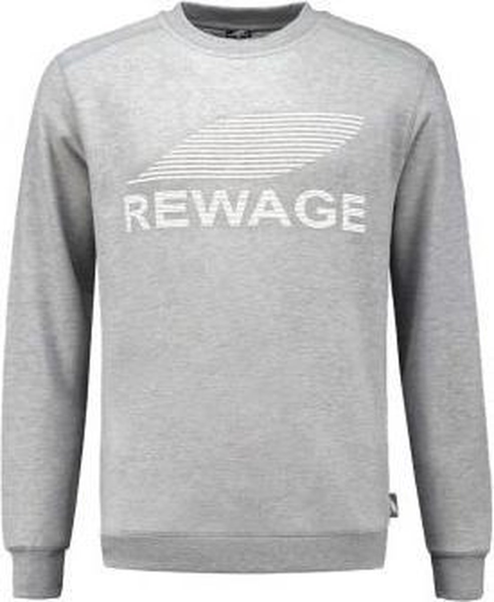 REWAGE Sweater Premium Heavy Kwaliteit - Grijs - S
