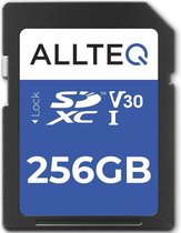 Carte SD 256 GB | Carte mémoire | SDXC | U3 | UHS-I - V30 | Allteq