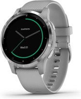 Bol.com Garmin Vivoactive 4S Smartwatch - Sporthorloge met GPS Tracker - Met Garmin Pay - Powder Gray aanbieding