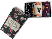 La Pèra Cool Socks Unisex Set van 3 paar happy sokken in een Giftbox Mix - Maat 43-46