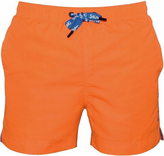 De beste swimshort- Salming- oranje- maat M- heren- zwembroek-korte broek