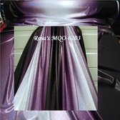 Glitterstof Stretch|Ombre Mirror Dark Brown/Purple/Viole/Silver Hologram mini dot foil 4-Way Stretch| Glitter Lycra |Turnpakje Stof | Dans stof| Stretch stoffen| Glitter stoffen