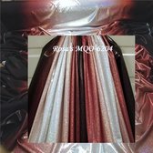 Glitterstof Stretch|Ombre Mirror Dark Brown/Copper/Orange/Silver Hologram mini dot foil 4-Way Stretch|Glitter Lycra|Turnpakje Stof | Dans stof| Stretch stoffen